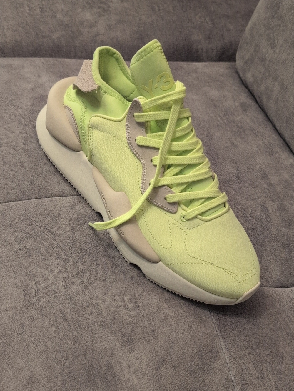 Men's adidas Y-3 Kaiwa Frozen Yellow' GZ9144